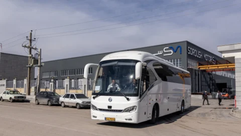 تحویل اتوبوس سروش موتور