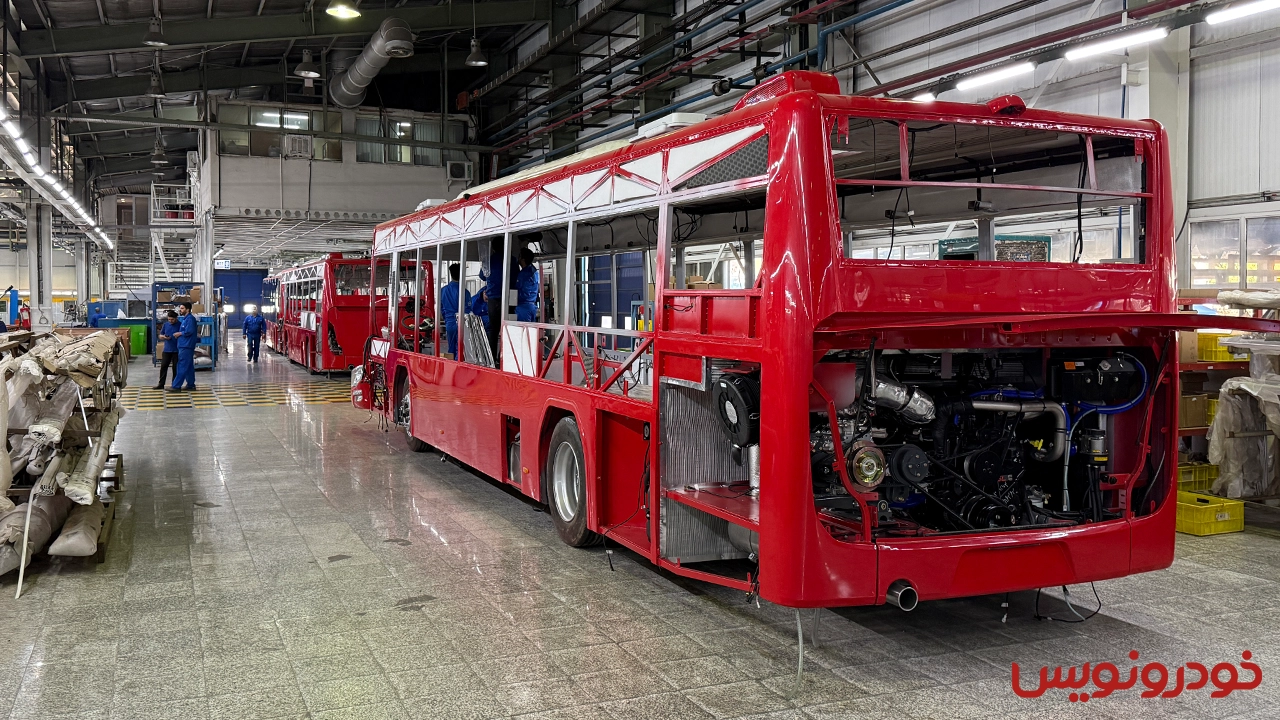 افتتاح خط تولید اتوبوس زامیاد