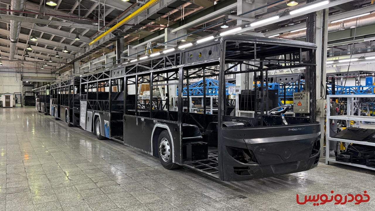 افتتاح خط تولید اتوبوس زامیاد