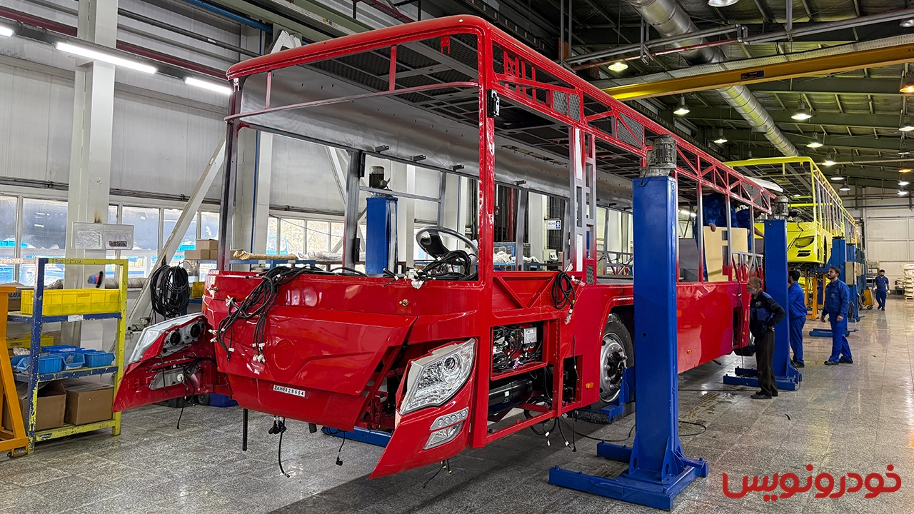 افتتاح خط تولید اتوبوس زامیاد