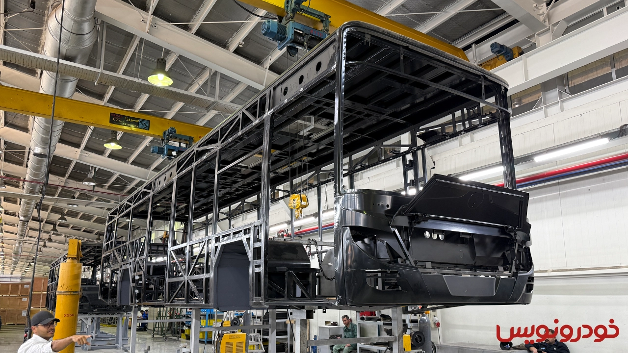 افتتاح خط تولید اتوبوس زامیاد