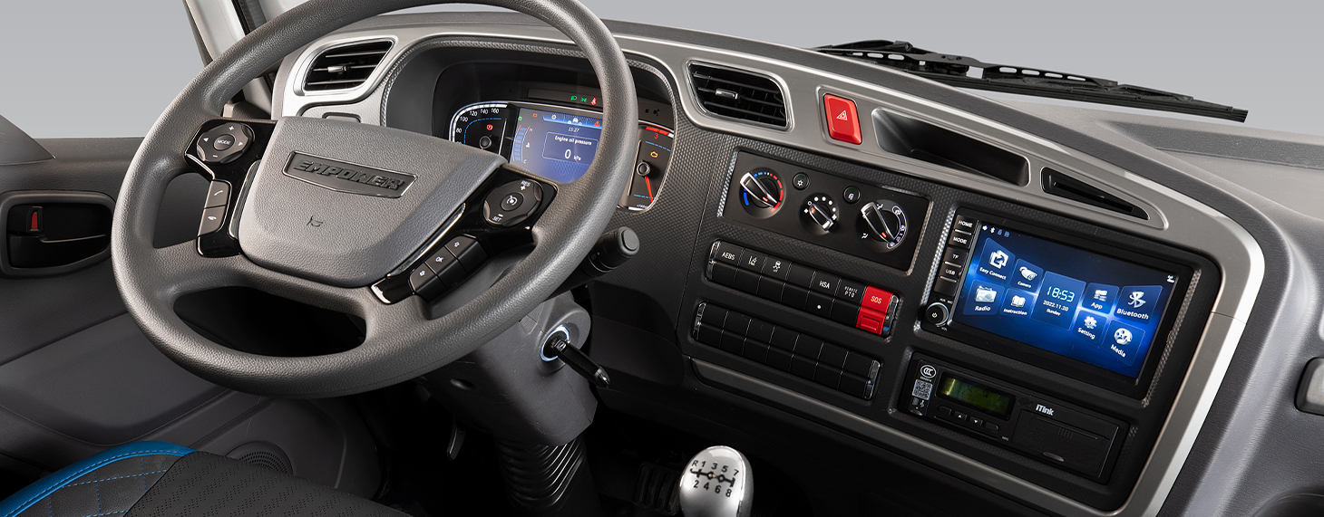 داخل کامیون BD300 کمپرسی