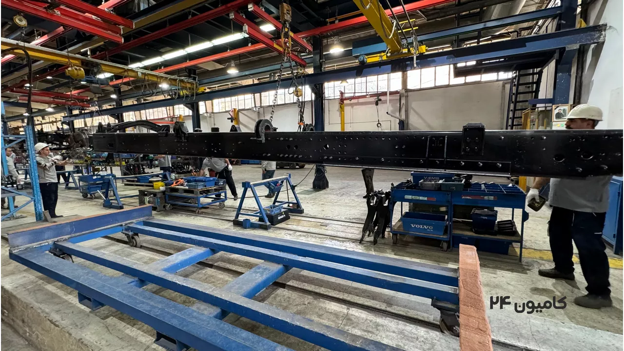 آیین تولید انبوه کشنده GX560 سایپا دیزل