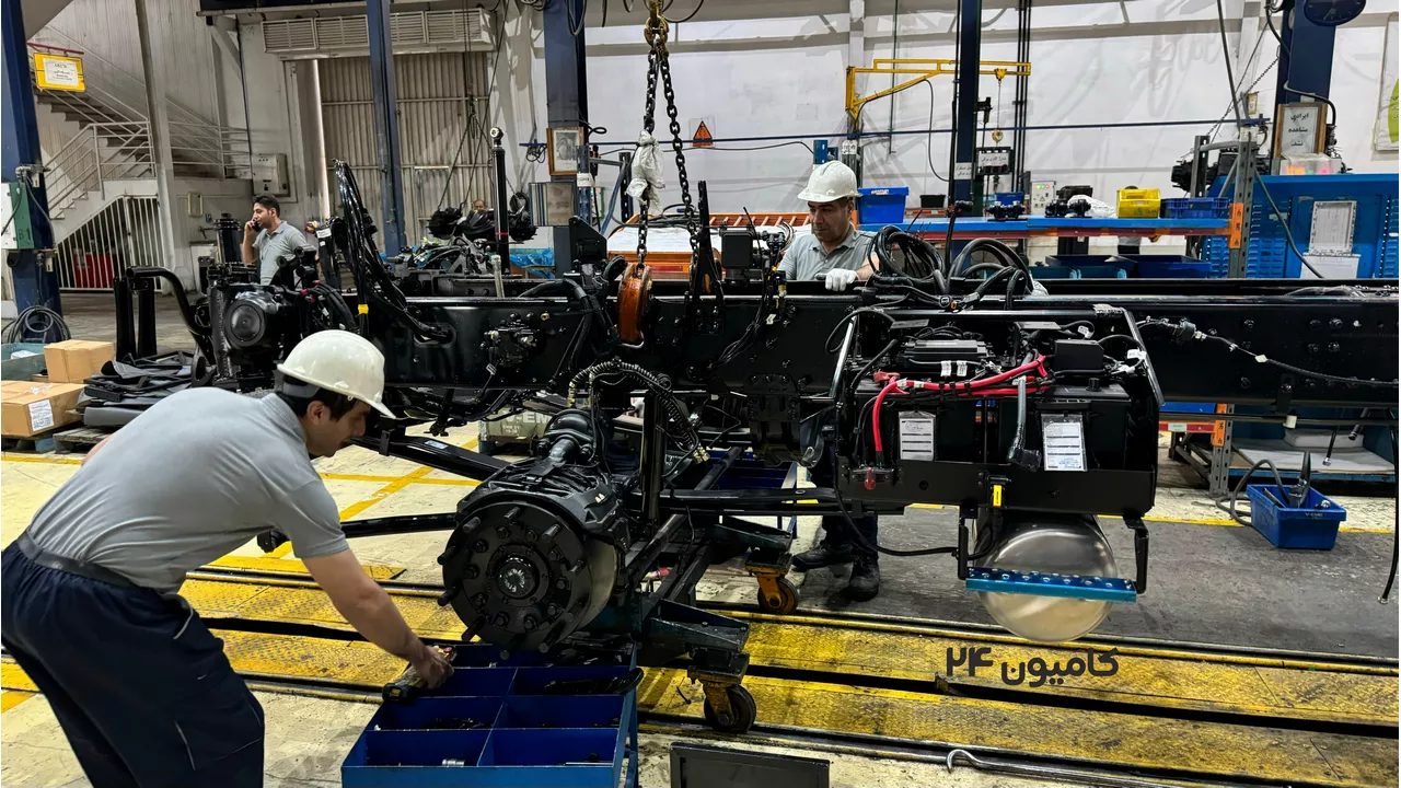 آیین تولید انبوه کشنده GX560 سایپا دیزل