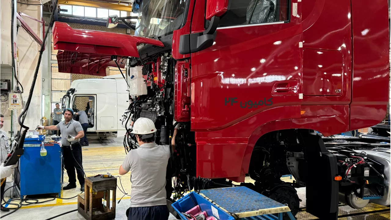 آیین تولید انبوه کشنده GX560 سایپا دیزل